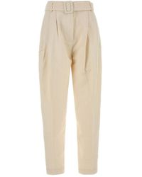 Co. - Pleated Belted Pants - Lyst