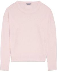 Balenciaga - Sheer Logo Patch Knitted Sweater - Lyst