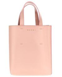 Marni - Mini Museo Leather Tote Bag - Lyst