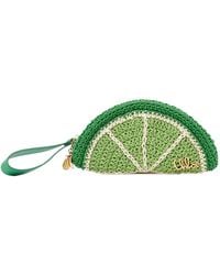 Chloé - Tropicus Lime Slice Crochet Clutch Bag - Lyst