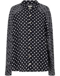 Donde Esteban - Estrellitas Y Olas Printed Satin Shirt - Lyst