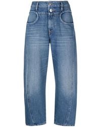 DIESEL - High-Rise Wide-Leg Jeans - Lyst