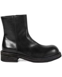 Ann Demeulemeester - Round-Toe Zip Boots - Lyst