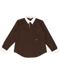 Celine - Long-Sleeved Polo Shirt - Lyst