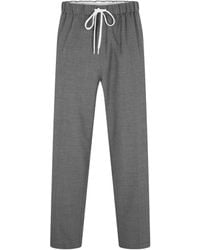 MM6 by Maison Margiela - Straight-Leg Casual Pants - Lyst