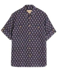 Valentino - Lightweight Linen Shirt With Voyage Imaginaire Print - Lyst