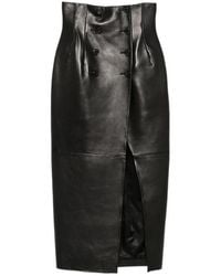 KHAITE - Double-Breasted Skirt - Lyst