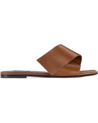 Givenchy - Sliced Square Flat Sandals - Lyst