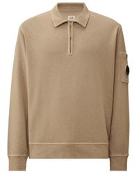C.P. Company - Lens Half Zip Sweatshirt - Lyst
