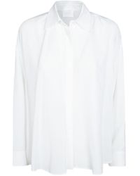 Dondup - Oversized Crepe De Chine Shirt - Lyst