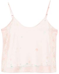 forte_forte - Shell-Print Silk Top - Lyst