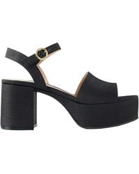 Gianvito Rossi - Carol 35 Raffia Platform Sandals - Lyst