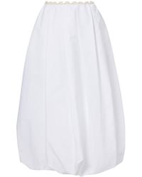 Magda Butrym - Cotton Midi Skirt - Lyst