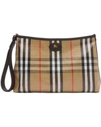 Burberry - Highlands Checked Pouch - Lyst