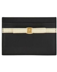 Ferragamo - Ferragamo Logo Printed Card Holder - Lyst