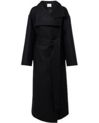 JOSEPH - Fiore Wool-Blend Wrap Coat - Lyst