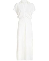 Brunello Cucinelli - Twill Maxi Dress - Lyst