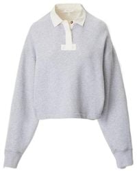 Rag & Bone - Long Sleeved Polo Sweatshirt - Lyst