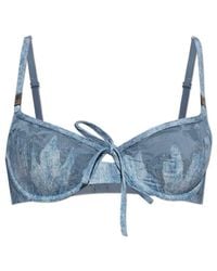 DIESEL - X Savage X Fenty Lace Panelled Bralette - Lyst