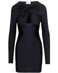 Coperni - Twist Detailed Cut-Out Mini Dress - Lyst