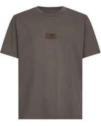 MM6 by Maison Margiela - Logo Patch Crewneck T-Shirt - Lyst