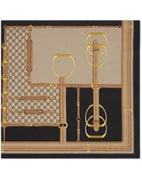 Gucci - Printed Twill Scarf - Lyst