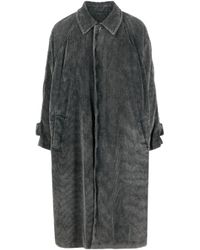 Uma Wang - Corduroy Cotton Trench Coat - Lyst