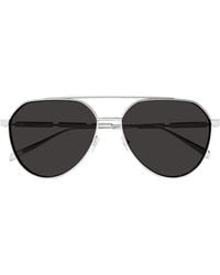 McQueen - Eyewear Aviator Frame Sunglasses - Lyst