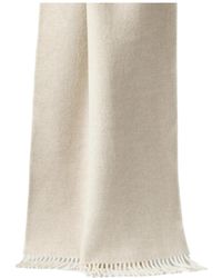 Brunello Cucinelli - Wool And Cashmere Knit Scarf - Lyst