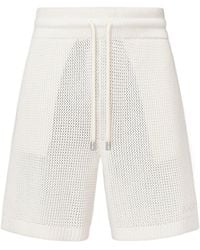 Amiri - Crocheted Mesh Shorts - Lyst