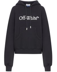 Off-White c/o Virgil Abloh - Off- Drawstring Long-Sleeved Hoodie - Lyst