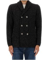 Brunello Cucinelli - Long-Sleeved Double-Breasted Cardigan - Lyst