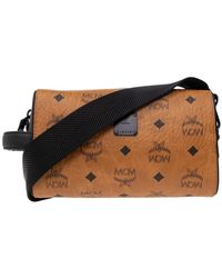 MCM - Ottomar Logo-Print Clutch Bag - Lyst