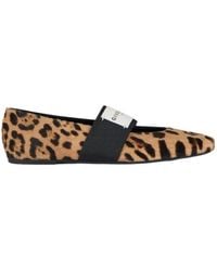 Givenchy - Sliced Square Ballet Flats - Lyst
