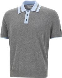 Iceberg - Contrast Trim Polo Shirt - Lyst