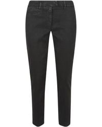 Dondup - Perfect Logo-Plaque Trousers - Lyst