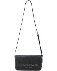 Alexander Wang - Flap Leather Crossbody Bag - Lyst