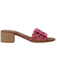 Fendi - Scalloped Sandals - Lyst