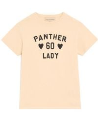 Valentino - Panther Lady Printed Crewneck T-Shirt - Lyst