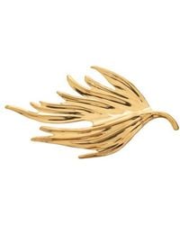Jil Sander - Leaf-Patterned Brooch - Lyst