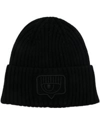 Chiara Ferragni - Eyelike-Patch Beanie Hat - Lyst