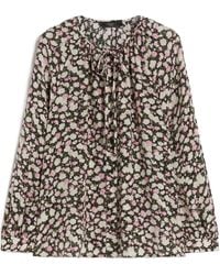 Weekend by Maxmara - Printed Silk Shirt - Lyst