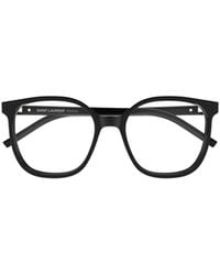 Saint Laurent - Round-Frame Glasses - Lyst