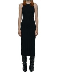 The Attico - The Sculptural Corset Midi Dress - Lyst