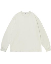 A.PRESSE - Long-Sleeve Crew-Neck Sweater - Lyst