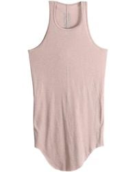 Rick Owens - Curved-Hem Racerback Tank Top - Lyst
