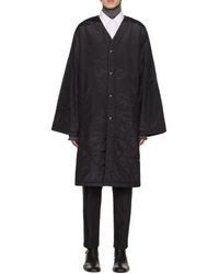 Acne Studios - V-Neck Long-Sleeved Quilted Cotton Suit - Lyst