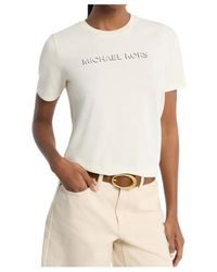 MICHAEL Michael Kors - Embossed Logo T-Shirt - Lyst