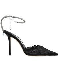 Jimmy Choo - Pointed-Toe High-Heeled Sandals - Lyst