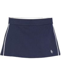 Sporty & Rich - Elastic-Waist Skirt - Lyst